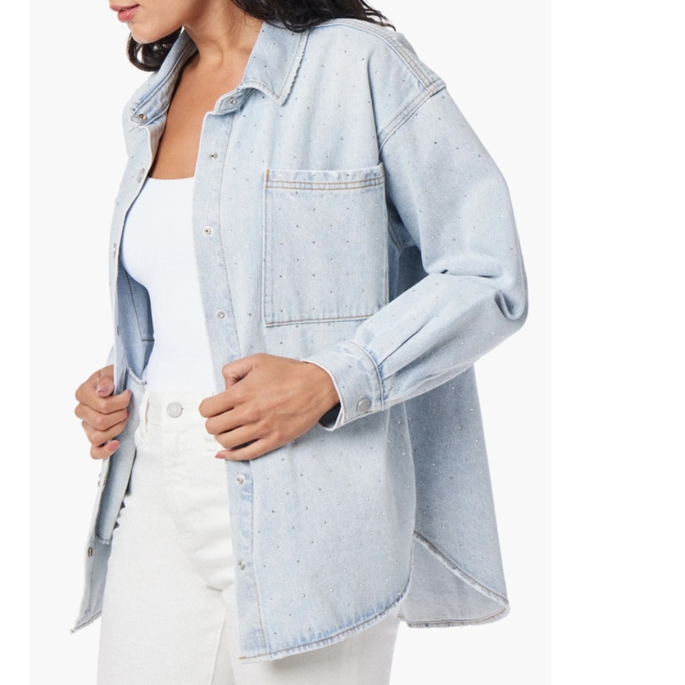 Habitual Light Blue Button-Down Denim Shirt